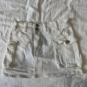 White Women's Cargo Shorts